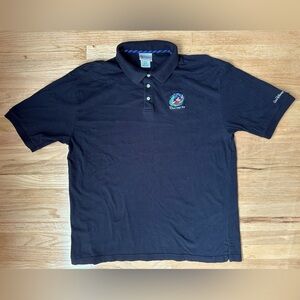 Walt Disney World Black Polo Shirt with Embroidered Logo Mickey Mouse Large